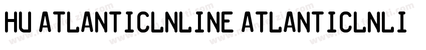 Hu Atlanticlnline Atlanticlnline字体转换
